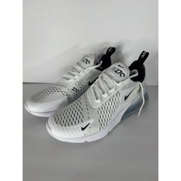 Nike Air Max 270 Sneaker Shoe White Black Men's Size EU 42 US 8.5 NIB - Picture 4 of 7